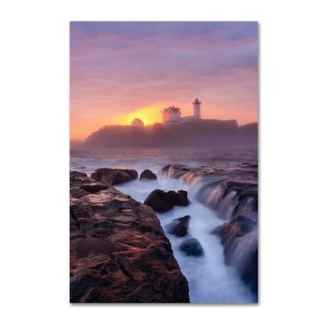 Michael Blanchette Photography 'Lighthouse On Fire' Canvas Art,16x24